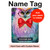 S3934 Hibou nerd fantastique Etui Coque Housse pour iPad Pro 13 (2024,2025), Air 13 2026