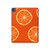 S3946 Motif orange sans couture Etui Coque Housse pour iPad Pro 13 (2024)