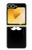 S1946 Sir Mustache Minimalisme Etui Coque Housse pour Samsung Galaxy Z Flip 6, Flip 7 FE