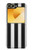 S2297 Noir et blanc rayures verticales Etui Coque Housse pour Samsung Galaxy Z Flip 6, Flip 7 FE
