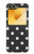 S2299 Noir Pois Etui Coque Housse pour Samsung Galaxy Z Flip 6, Flip 7 FE