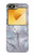 S2316 Bleu foncé Marbre Texture graphique Imprimer Etui Coque Housse pour Samsung Galaxy Z Flip 6, Flip 7 FE