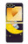 S2849 Mignon Lune Nuit Sleepy Chouette Etui Coque Housse pour Samsung Galaxy Z Flip 6, Flip 7 FE