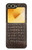 S2850 Imprimé alligator marron Peau graphique Etui Coque Housse pour Samsung Galaxy Z Flip 6, Flip 7 FE