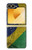 S3297 Brésil Drapeau graphique Football Millésime Etui Coque Housse pour Samsung Galaxy Z Flip 6, Flip 7 FE