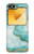 S3399 Vert Marbre Imprimer Graphique Etui Coque Housse pour Samsung Galaxy Z Flip 6, Flip 7 FE