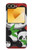 S3929 Panda mignon mangeant du bambou Etui Coque Housse pour Samsung Galaxy Z Flip 6, Flip 7 FE