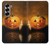 S1083 Citrouille araignée bougies Halloween Etui Coque Housse pour Samsung Galaxy Z Fold 6