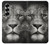 S1352 Lion Visage Etui Coque Housse pour Samsung Galaxy Z Fold 6