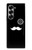 S1946 Sir Mustache Minimalisme Etui Coque Housse pour Samsung Galaxy Z Fold 6