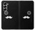 S1946 Sir Mustache Minimalisme Etui Coque Housse pour Samsung Galaxy Z Fold 6