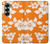 S2245 Hawai Hibiscus Motif orange Etui Coque Housse pour Samsung Galaxy Z Fold 6