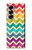 S2362 Arc en ciel coloré Shavron Zig zag Etui Coque Housse pour Samsung Galaxy Z Fold 6