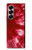 S2480 Tie dye rouge Etui Coque Housse pour Samsung Galaxy Z Fold 6