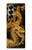 S2804 Dragon d'or imprimé chinois Etui Coque Housse pour Samsung Galaxy Z Fold 6