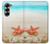 S3212 Coquilles de mer Étoile de mer Plage Etui Coque Housse pour Samsung Galaxy Z Fold 6