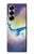 S3802 Rêve Baleine Pastel Fantaisie Etui Coque Housse pour Samsung Galaxy Z Fold 6