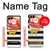 S2794 Noir et blanc rayé cerf d'or Sparkles Etui Coque Housse pour Motorola Razr 50