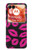 S2933 Bisous Rose Lips sur Noir Etui Coque Housse pour Motorola Razr 70,60,50, Razr (2026, 2025, 2024)