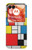 S3814 Composition de dessin au trait Piet Mondrian Etui Coque Housse pour Motorola Razr 50