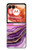 S3896 Stries d'or en marbre violet Etui Coque Housse pour Motorola Razr 70,60,50, Razr (2026, 2025, 2024)