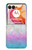 S3747 Polygone de drapeau trans Etui Coque Housse pour Motorola Razr 50 Ultra