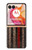 S3804 Graphique de drapeau de ligne rouge en métal de pompier Etui Coque Housse pour Motorola Razr 50 Ultra
