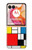 S3814 Composition de dessin au trait Piet Mondrian Etui Coque Housse pour Motorola Razr 50 Ultra