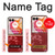 S3817 Motif de fleurs de cerisier floral rouge Etui Coque Housse pour Motorola Razr 50 Ultra