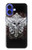 S1434 Crâne Tatouage Motard Aile Etui Coque Housse pour iPhone 16