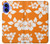 S2245 Hawai Hibiscus Motif orange Etui Coque Housse pour iPhone 16