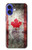 S2490 Canada Feuille d'érable Drapeau Texture Etui Coque Housse pour iPhone 16