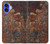 S2714 Rouille Texture acier imprimé graphique Etui Coque Housse pour iPhone 16