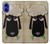 S2826 Mignon Noir Sheep Dormir Dessin Etui Coque Housse pour iPhone 16