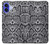 S2855 Blanc Rattle Serpent Imprimé graphique Peau Etui Coque Housse pour iPhone 16