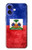S3022 Haïti Drapeau Etui Coque Housse pour iPhone 16