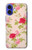 S3037 Jolie Flora Rose Cottage Etui Coque Housse pour iPhone 16