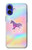 S3203 Arc en ciel Licorne Etui Coque Housse pour iPhone 16