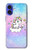 S3256 Mignon Licorne Etui Coque Housse pour iPhone 16
