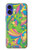 S3273 Fleur Ligne Motif Art Etui Coque Housse pour iPhone 16