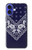 S3357 Marine Bleu Bandana Motif Etui Coque Housse pour iPhone 16 S3357 Marine Bleu Bandana Motif Etui Coque Housse pour iPhone 16