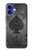 S3446 Noir Ace Spade Etui Coque Housse pour iPhone 16