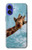 S3680 Girafe de sourire mignon Etui Coque Housse pour iPhone 16