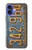 S3750 Plaque d'immatriculation de véhicule vintage Etui Coque Housse pour iPhone 16