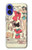 S3820 Poupée de papier de mode de cow-girl vintage Etui Coque Housse pour iPhone 16