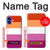 S3887 Drapeau de la fierté lesbienne Etui Coque Housse pour iPhone 16