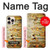 S0272 Egypte murale Art Etui Coque Housse pour iPhone 16 pro
