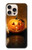 S1083 Citrouille araignée bougies Halloween Etui Coque Housse pour iPhone 16 pro