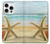 S1117 Étoiles de mer sur la plage Etui Coque Housse pour iPhone 16 pro