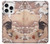 S1332 Ito Jakuchu Coq Etui Coque Housse pour iPhone 16 pro